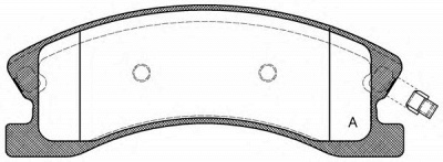 OPEN PARTS bpa097302 -  Комплект тормозных колодок, дисковый тормоз